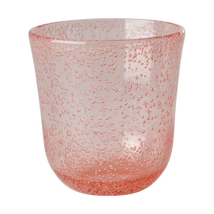 Rice Ποτήρι τύπου tumbler από ακρυλικό bubble design 41 cl - Peach - RICE