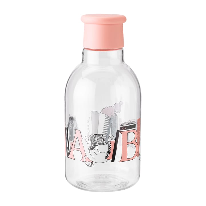 DRINK-IT Moomin ABC μπουκάλι νερού 0.5 l - Σολομός - RIG-TIG