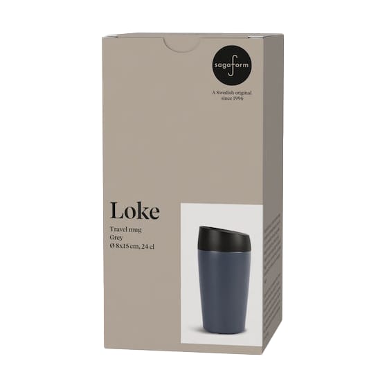 Κούπα για αυτοκίνητο Loki 24 cl - Γκρι - Sagaform