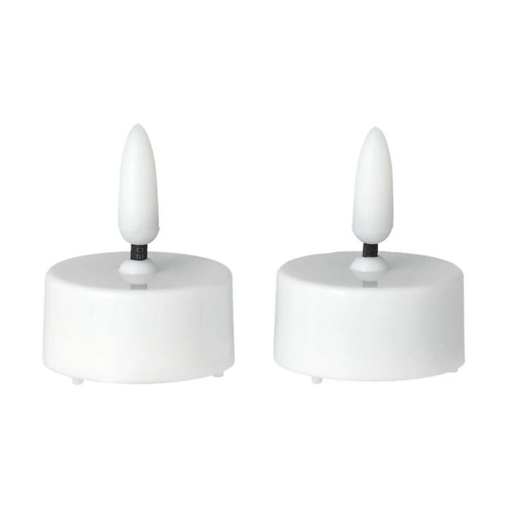 Bright φως τσαγιού LED Ø3,8 cm Συσκευασία 2 τεμαχίων, White Scandi Essentials