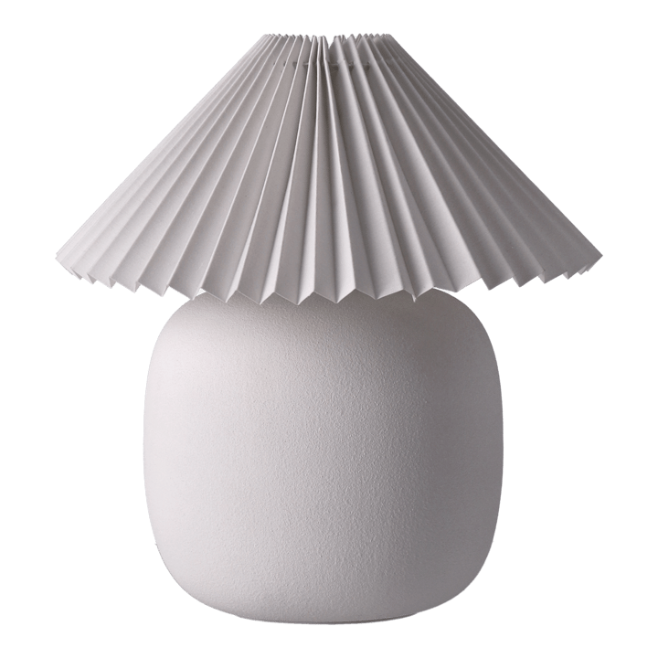 Boulder επιτραπέζιο φωτιστικό 29 cm white-pleated white Scandi Living