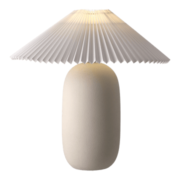 Boulder επιτραπέζιο φωτιστικό 48 cm beige-pleated white - Βάση λάμπας - Scandi Living