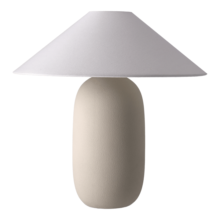 Boulder επιτραπέζιο φωτιστικό 48 cm beige-white, Βάση λάμπας Scandi Living