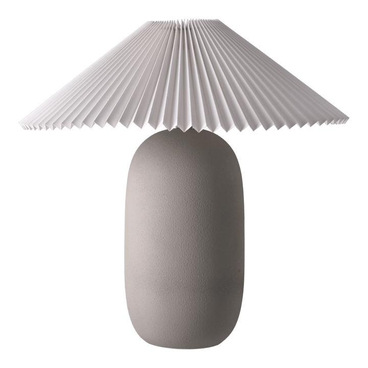 Boulder επιτραπέζιο φωτιστικό 48 cm grey-pleated white - Βάση λάμπας - Scandi Living