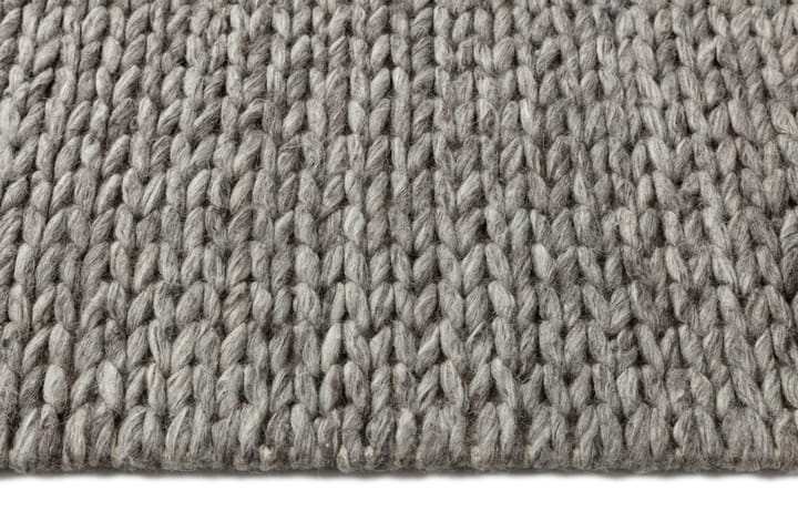 Braided μάλλινο χαλί natural grey, 170x240 cm Scandi Living