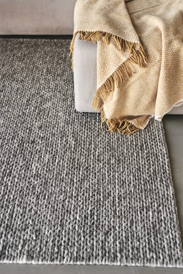 Braided μάλλινο χαλί natural grey - 170x240 cm - Scandi Living