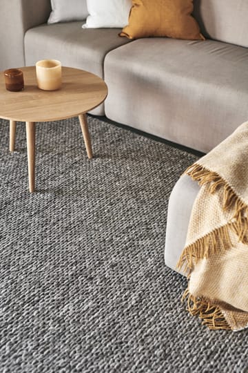 Braided μάλλινο χαλί natural grey - 200x300 cm - Scandi Living