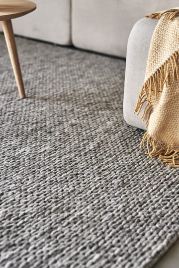 Braided μάλλινο χαλί natural grey - 200x300 cm - Scandi Living