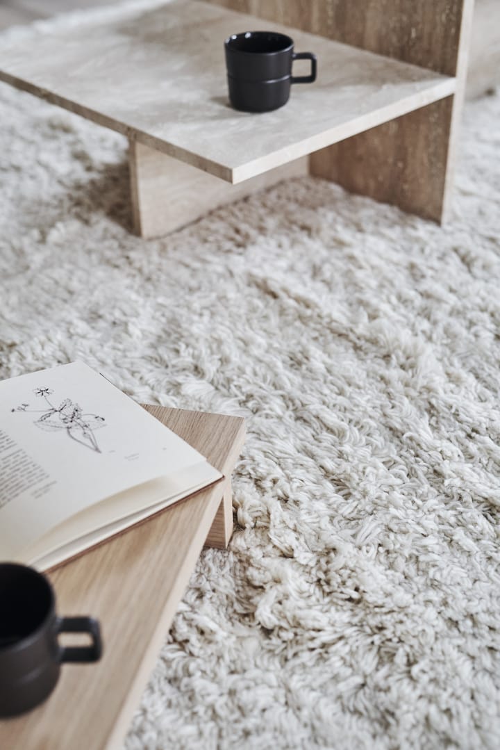 Cozy μάλλινο χαλί natural white - 200x300 cm - Scandi Living