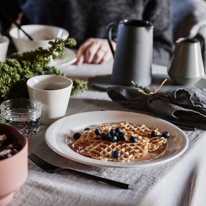 Kalk πιάτο 28 cm Συσκευασία 4 τεμαχίων, λευκό Scandi Living