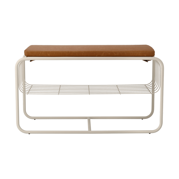 Πάγκος/ράφι παπουτσιών Nod 80x36x42 cm - Beige - Scandi Living