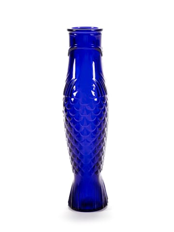 Fish & Fish γυάλινο μπουκάλι 85 cl - Cobalt blue - Serax