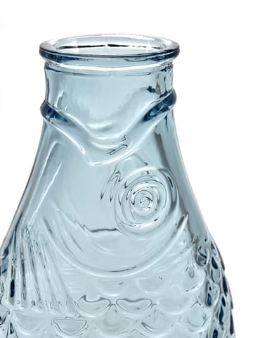 Fish & Fish γυάλινο μπουκάλι 85 cl - Light blue - Serax