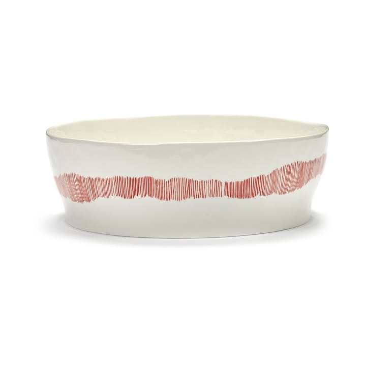 Ottolenghi Feast μπολ σαλάτας Ø27,5 cm - White stripes-red - Serax