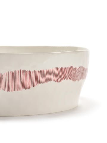 Ottolenghi Feast μπολ σαλάτας Ø27,5 cm - White stripes-red - Serax