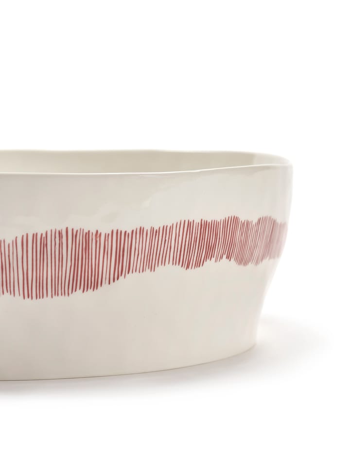 Ottolenghi Feast μπολ σαλάτας Ø27,5 cm - White stripes-red - Serax