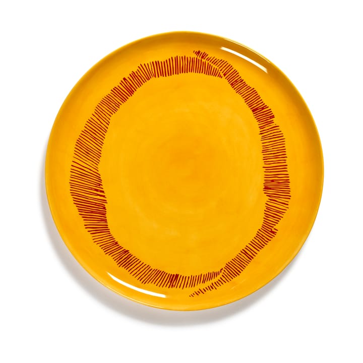 Ottolenghi Feast πιατέλα σερβιρίσματος Ø35 cm - Yellow stripes-red - Serax