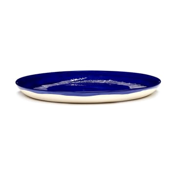 Ottolenghi Feast πιάτο M Ø22,5 cm συσκευασία 2 τεμαχίων - Dark blue stripes-white - Serax