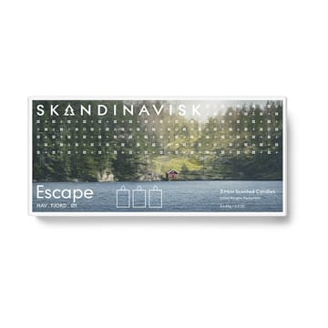 Σετ δώρου 3 τεμαχίων ESCAPE mini dofljus - 65 g - Skandinavisk