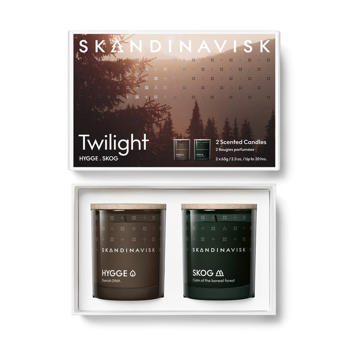 Twilight Σετ δώρου αρωματικά κεριά 2 τεμαχίων  - 65 g - Skandinavisk