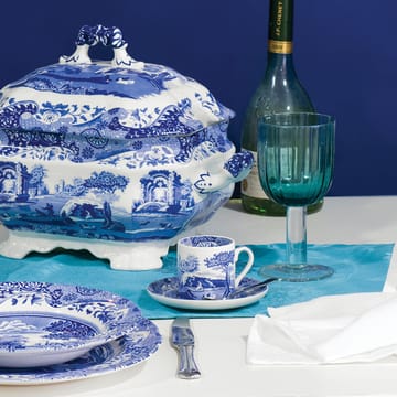 Blue Italian φλιτζάνι καφέ και πιατάκι - 9 cl / 3 oz - Spode