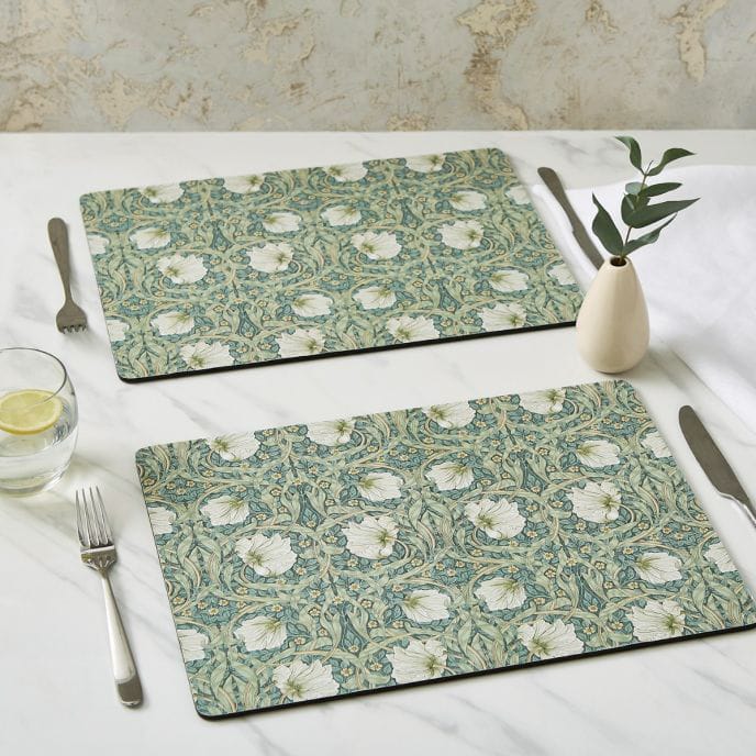 Pimpernel σουπλά 30x40 εκ 4 pack, Πράσινο Spode