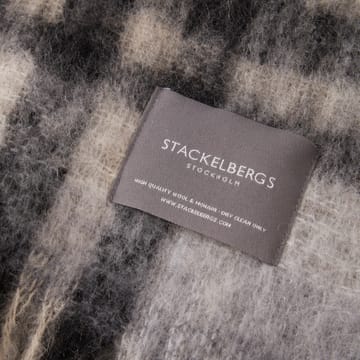 Κουβέρτα Mohair  - Black & Skiffer Check - Stackelbergs