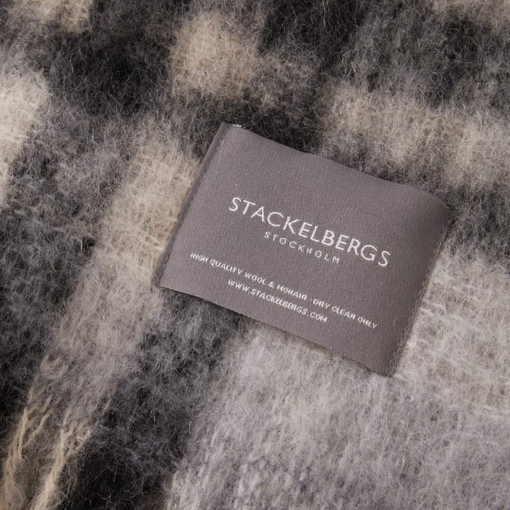 Κουβέρτα Mohair , Black & Skiffer Check Stackelbergs