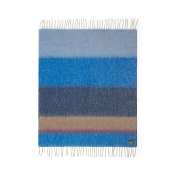 Κουβέρτα Mohair  - Stripe Blue, Azur & Camel - Stackelbergs