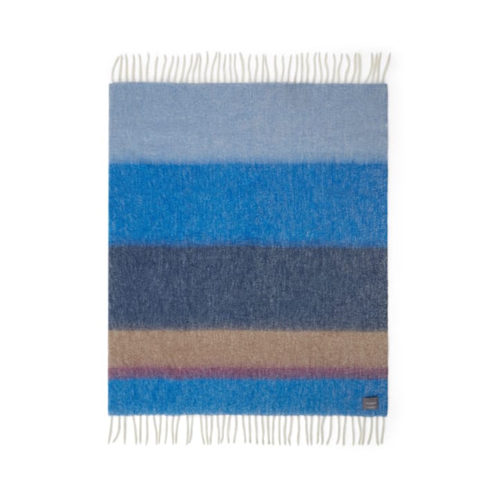 Κουβέρτα Mohair  - Stripe Blue, Azur & Camel - Stackelbergs