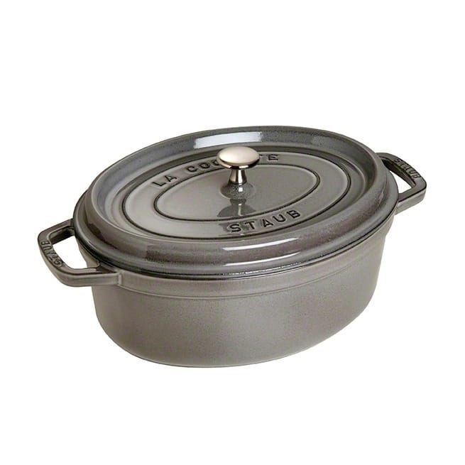 Staub οβάλ γάστρα 4.2 l, γκρι STAUB