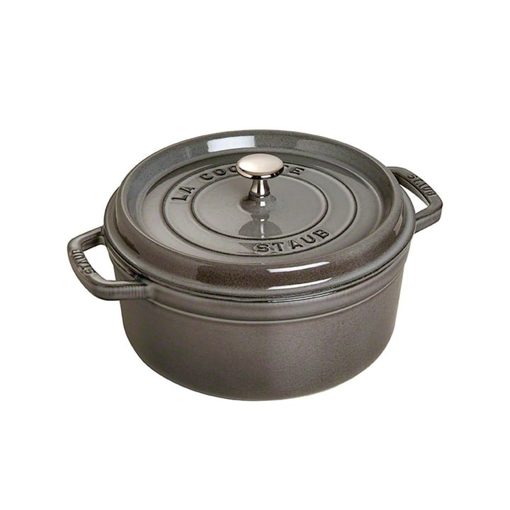 Staub στρογγυλή γάστρα 5.2 l, γκρι STAUB