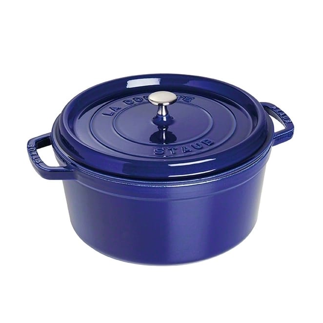 Staub στρογγυλή γάστρα. Τρεις στρώσεις εμαγιέ 6.7 l, σκούρο μπλε STAUB