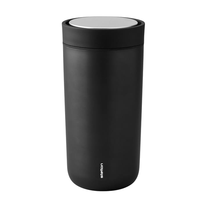 To Go Click Mumin κούπα 0,4 l - μαύρο μεταλλικό - Stelton