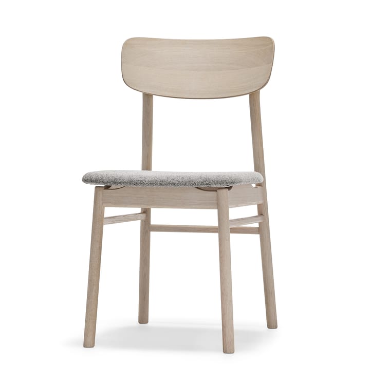 Καρέκλα, Prima Vista, ανοιχτή δρυς με ματ λάκα - Textile hallingdal 65-130 γκρι - Stolab