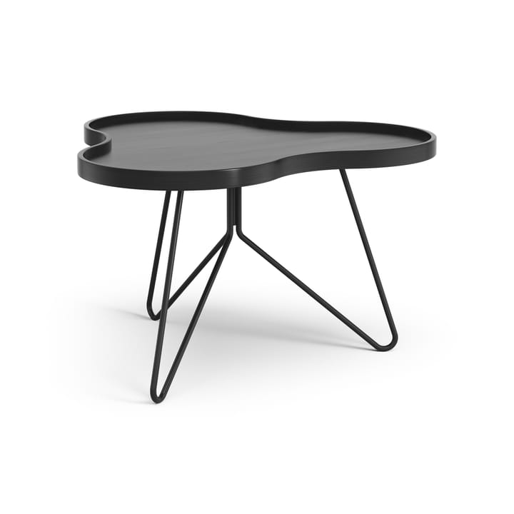 Flower mono τραπέζι 62x66 cm - H39 cm Δεσποτάκι μαύρο λακαρισμένο - Swedese