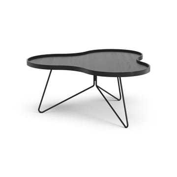 Flower mono τραπέζι 84x90 cm - H39 cm Δεσποτάκι μαύρο λακαρισμένο - Swedese