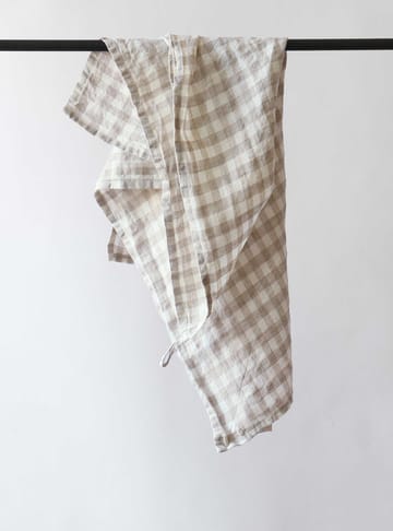 Καρό πετσέτα κουζίνας Gingham 70x50 cm - Natural - Tell Me More