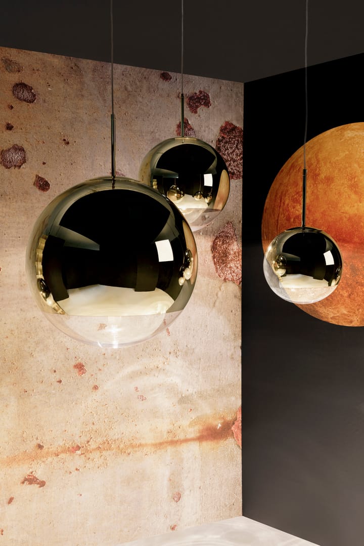 Κρεμαστό φωτιστικό Mirror Ball LED Ø25 cm - Gold - Tom Dixon