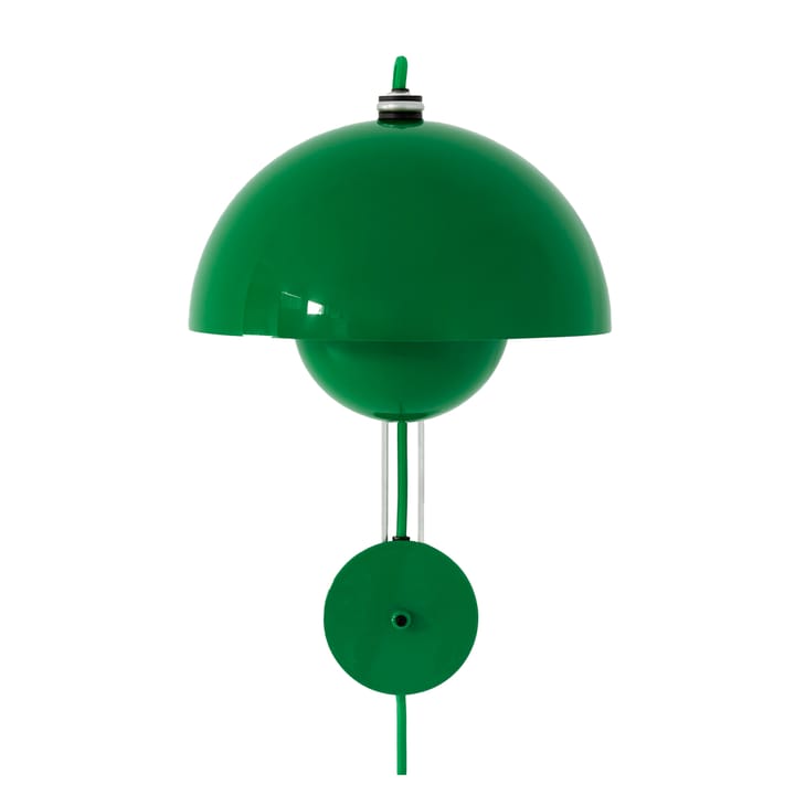 Flowerpot φωτιστικό τοίχου VP8 - Signal green - &Tradition