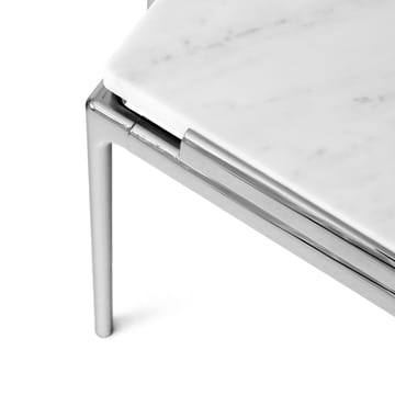 Τραπέζι σαλονιού Sett LN11 - Bianco carrara-dark chrome - &Tradition