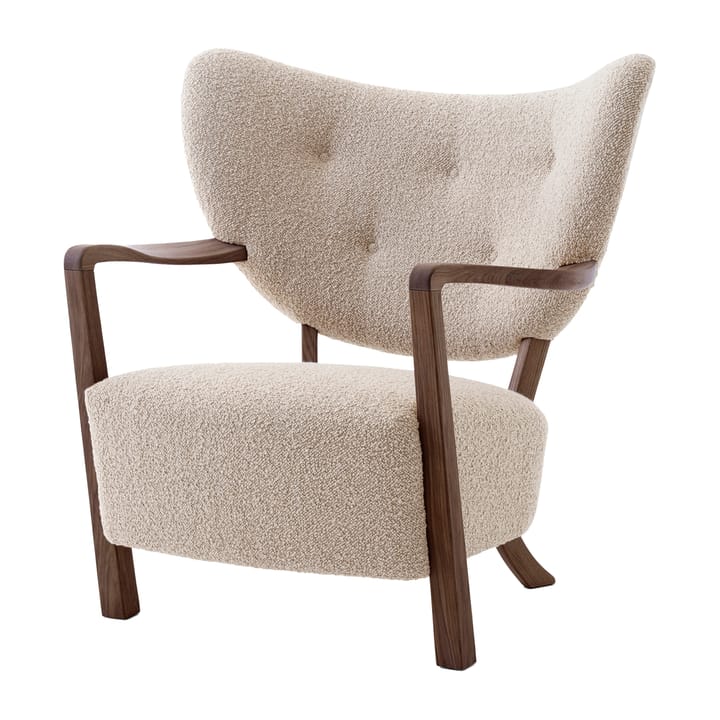 Πολυθρόνα Wulff Lounge Chair ATD2 - Λαδωμένη καρυδιά-Karakorum - &Tradition