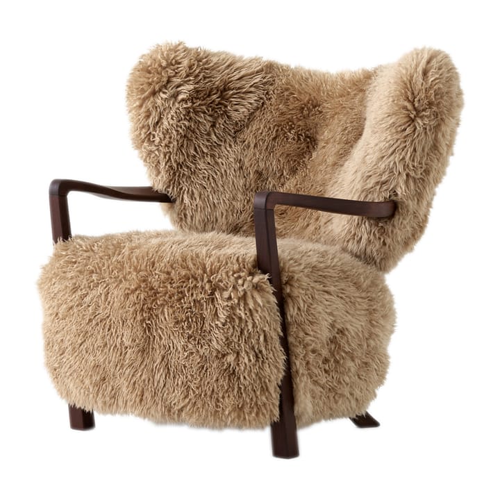 Πολυθρόνα Wulff Lounge Chair ATD2 - Λαδωμένη καρυδιά-Sheepskin honey - &Tradition