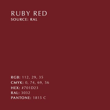 Aluvia φωτιστικό ruby red - 40 cm - Umage