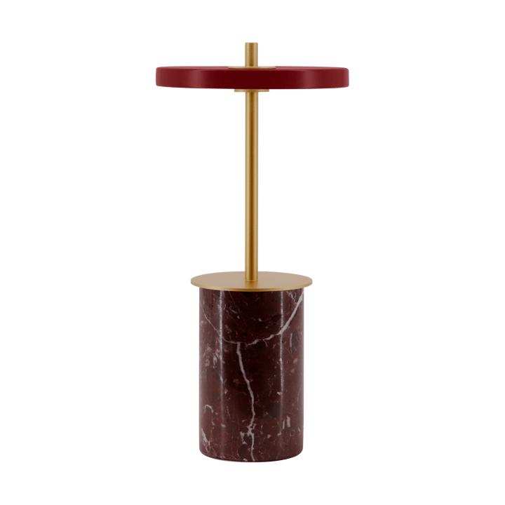 Asteria Move Mini επιτραπέζιο φωτιστικό Ø12x25,5 cm - Red marble - Umage