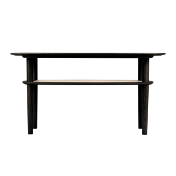 Τραπεζάκι σαλονιού Together Sleek Rectangle 60x100 cm - Black oak - Umage