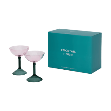 Σετ δώρου Urban Nature Culture coupe ποτήρια 2-pack - Pink - URBAN NATURE CULTURE