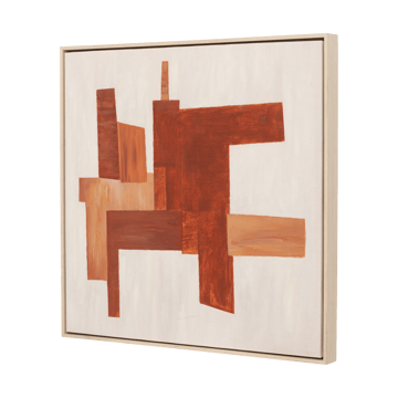 Πίνακας Vedra 60x60 εκ. - Brown - URBAN NATURE CULTURE