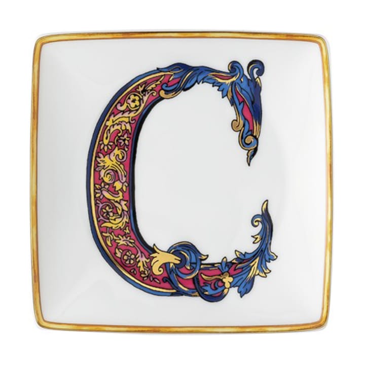 Versace Holiday Alphabet πιατάκι 12 cm - C - Versace