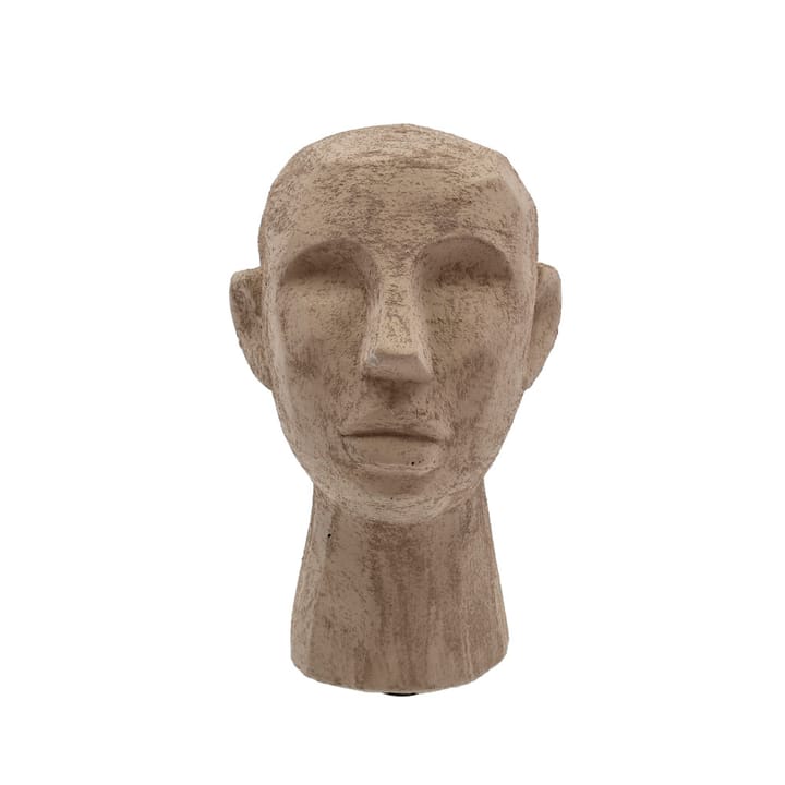 Διακοσμητικό γλυπτό Head  - Γκρι-καφέ, μεγάλο - Villa Collection